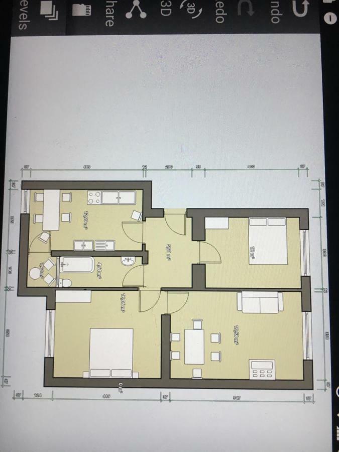 Ferienwohnung In Erfurt Mit Kleinem Balkon, 2 Schlafzimmer Exterior photo